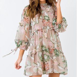 Princess Polly Blush Eden Bloom Dress